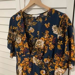 Bailey Blue floral maxi dress XL